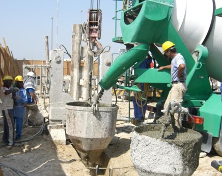 concreting in diaphragm wall technique